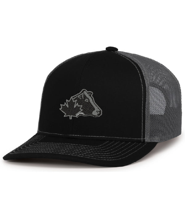 Gorra de camionero tonal - Diseño negro/grafito