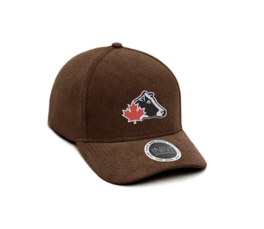 2-Panel Corduroy Cap - Chocolate Brown