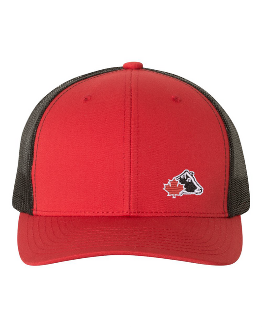 YP Classic Trucker Cap - Red/Black