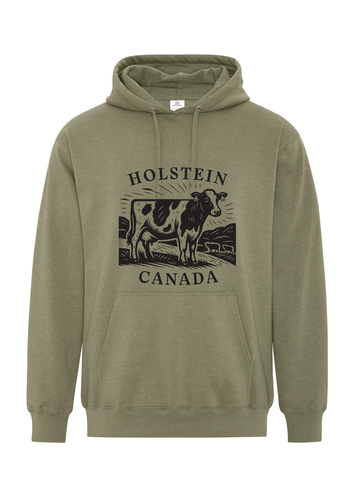 Sweat à capuche Holstein vintage