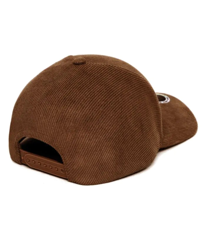 Chapeau en velours côtelé - Marron chocolat