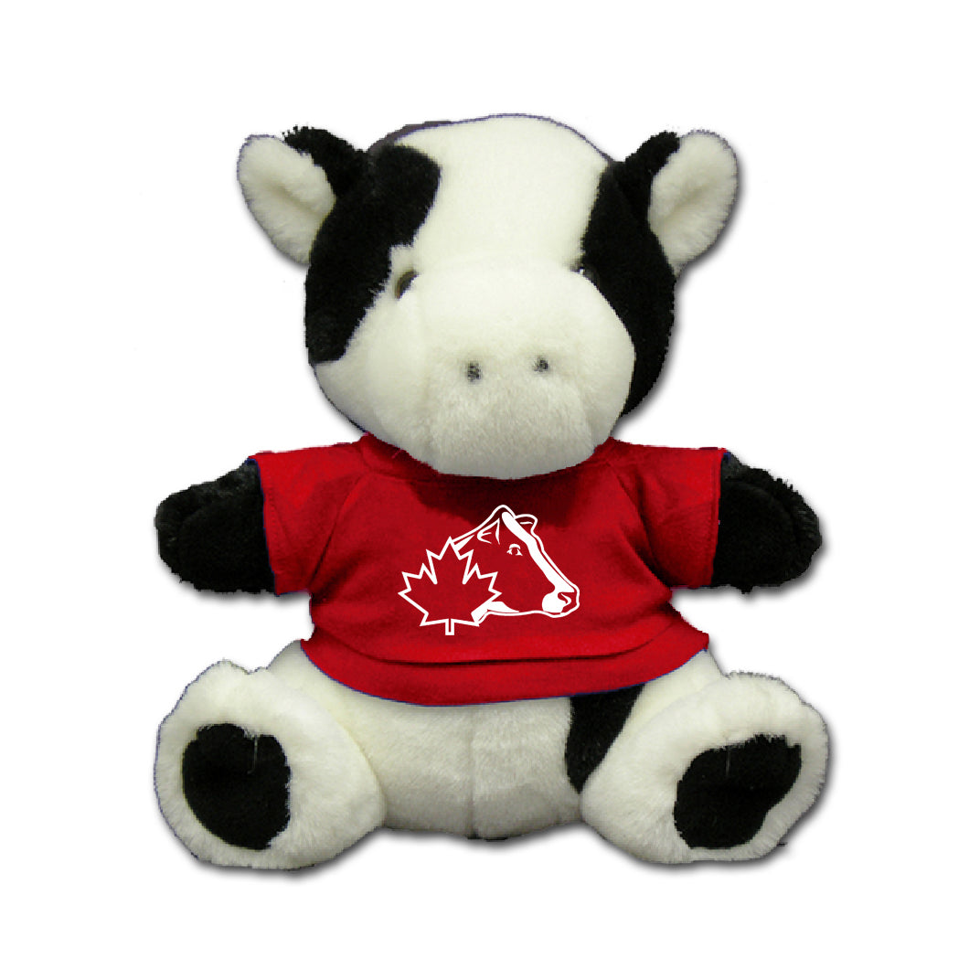 9" Plush Holstein Cow