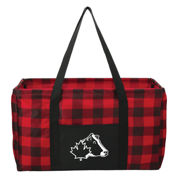 Buffalo Plaid Utility Tote