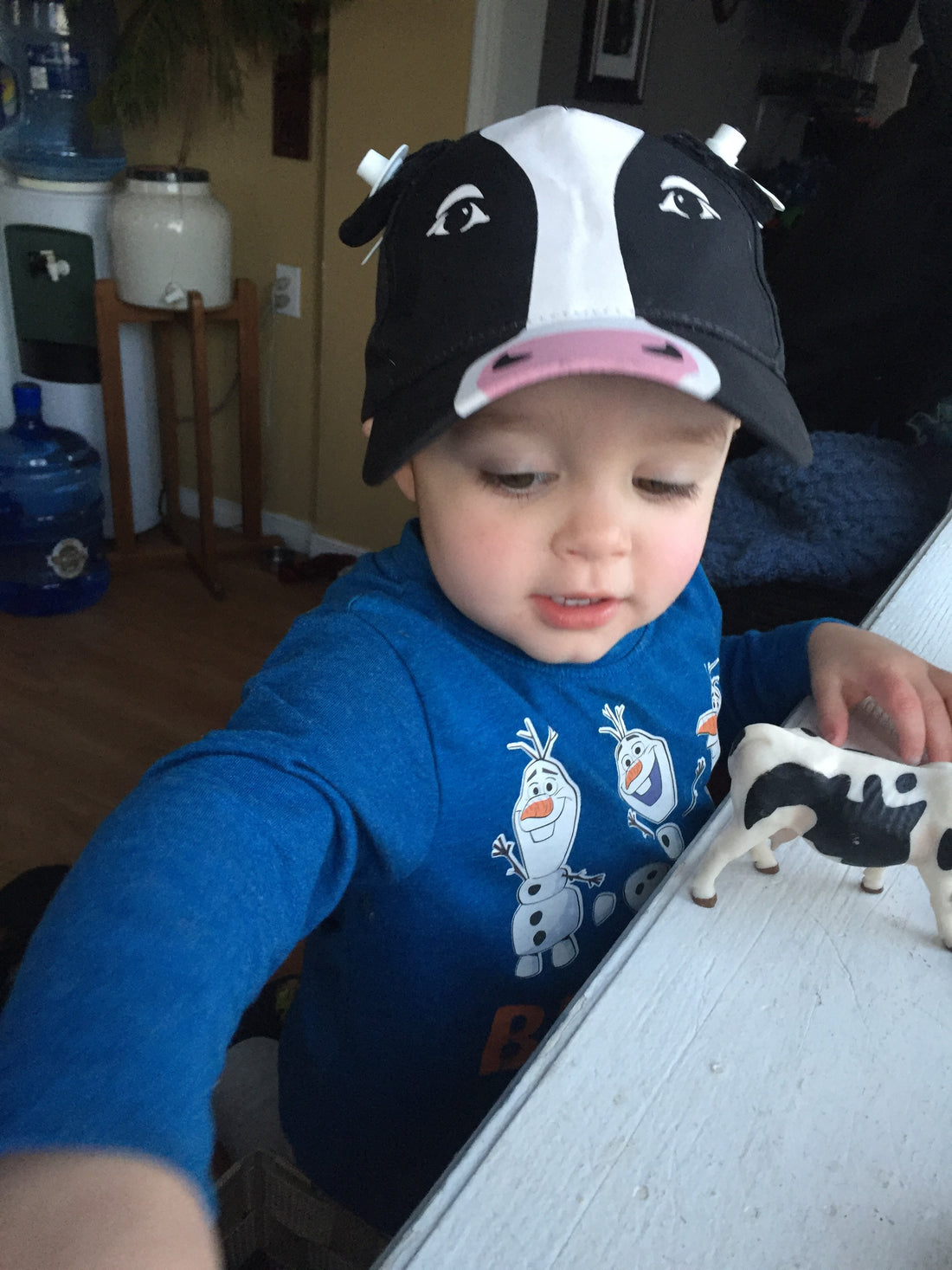 Brenan with Cow Cap