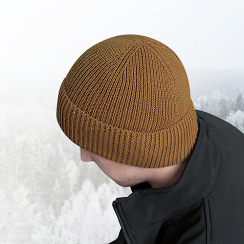 Acrylic Cuff Toque with Flat Seams