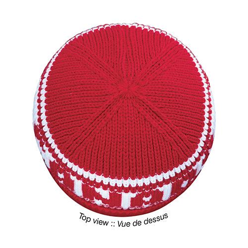Red and White Canada Toque