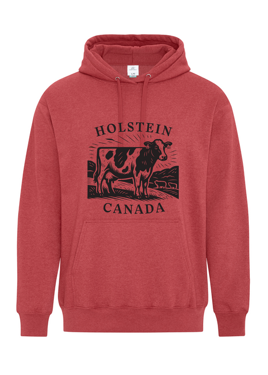 Sweat à capuche Holstein vintage