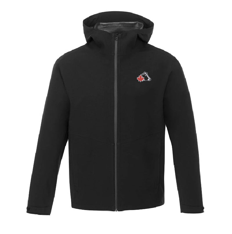Men's Waterproof Black Rain Jacket