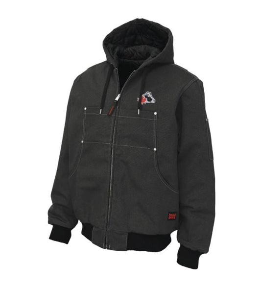 Tough Duck Classic Hooded Duck Bomber Black Jacket