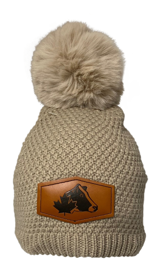 Women's Toque with Pom Pom